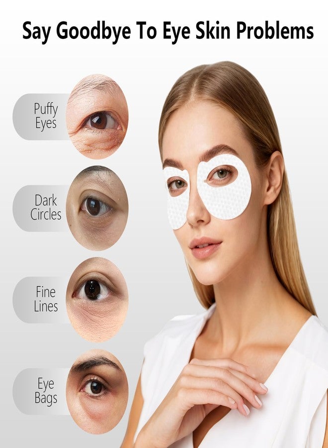 YAFUSIPE Salmon DNA PDRN Eye Patches for Dark Circles & Puffiness 50 Patches Collagen Multi Peptide Under Eye Masks for Wrinkles Hydrating 360° Eye Treatment Pads, Anti-Aging Travel Skincare for Women - Image 2